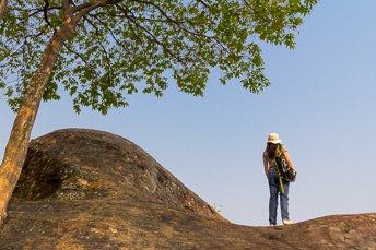 woman looking at viewpoint